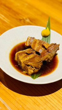 Japanese Braised Pork Belly Kakuni in Soy Sauce