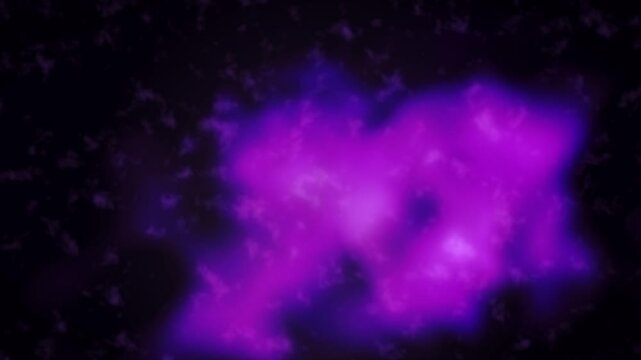 Ethereal abstract wispy purple cloud gently flowing and expanding as a seamless loopable motion background