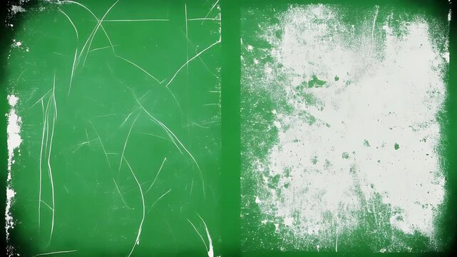 A textured background with scratches and marks on a green surface.