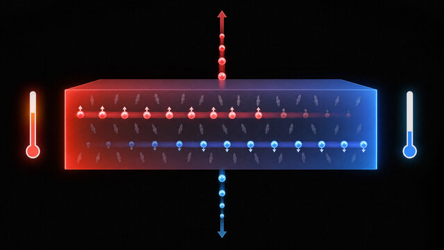 Spin Seebeck Effect Temperature Gradient Spin Current