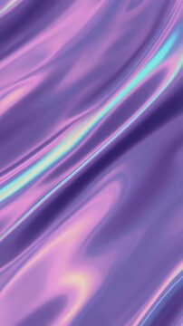 Purple Holographic Iridescent Flowing Texture Generative AI