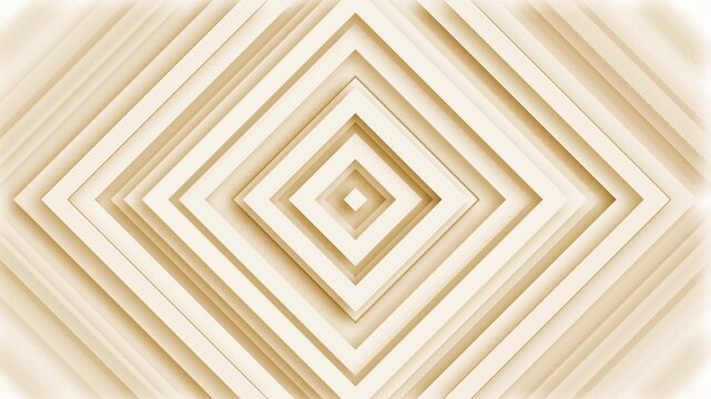 Abstract geometric background with layered diamond shapes and soft shadows animation