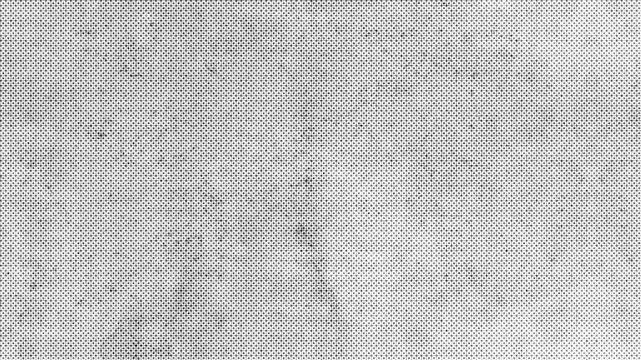 Dynamic Halftone Grunge Overlay: Retro Distressed Grid Texture with Dust and Grain Effect for Vintage Video Backgrounds and Abstract Digital Art