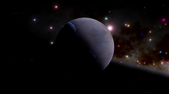Phobetor (PSR B1257+12 d) - Irradiated Pulsar Planet Orbit 4K 60fps