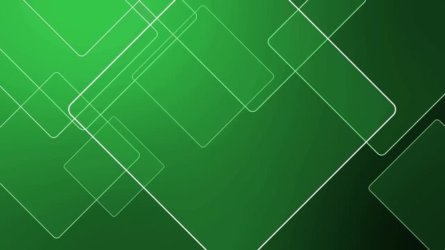 Abstract background with overlapping translucent rounded squares and thin outlines animation