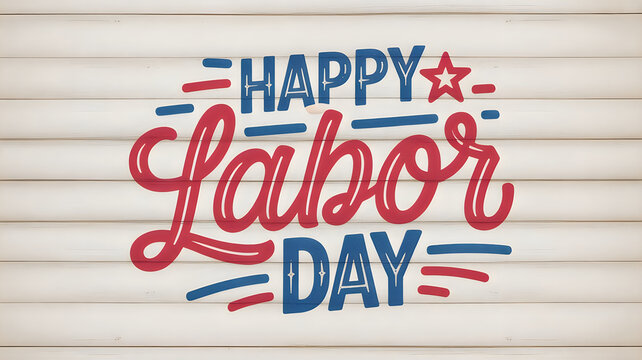 A small chalkboard sign hanging in a window announcing that the business is closed for labor day