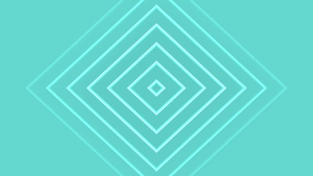 Soft concentric diamond shapes minimalist geometric pattern abstract modern design animation