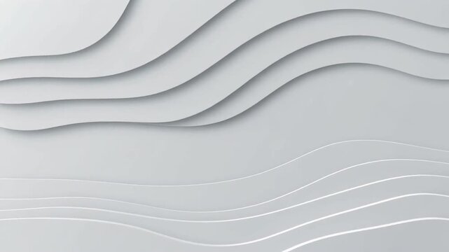 abstract smooth wave motion seamless loop in monochrome tones