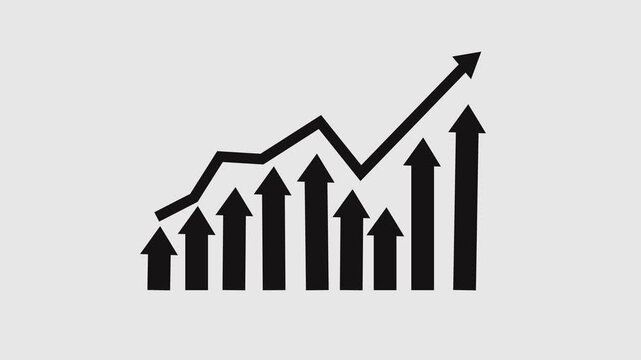 Business Profit Growth Dashboard Animation with Modern Analytics Design
