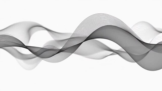 Abstract flowing lines create a smooth and elegant wave pattern