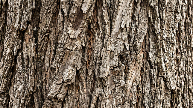 Close-up of dry tree bark texture.