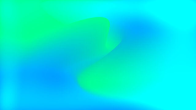gradient abstract wave pattern in blue and green hues, creating a soft, blurred background