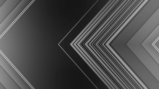 Abstract neon arrow chevron lines on gradient background animation, Arrow line abstract background animated