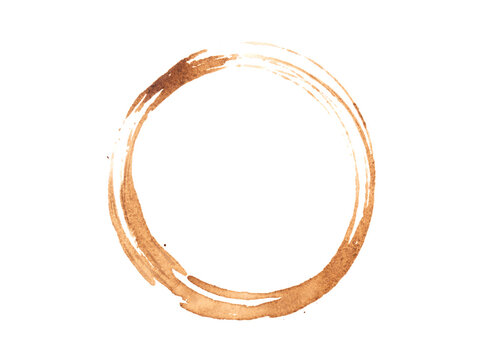 Coffee Cup Ring Stains Isolated on Transparent Background, Realistic Beverage Marks PNG, Vintage Coffee and Tea Cup Stains Isolated,