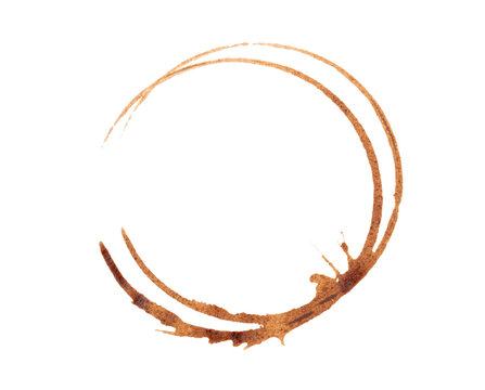Coffee Cup Ring Stains Isolated on Transparent Background, Realistic Beverage Marks PNG, Vintage Coffee and Tea Cup Stains Isolated,