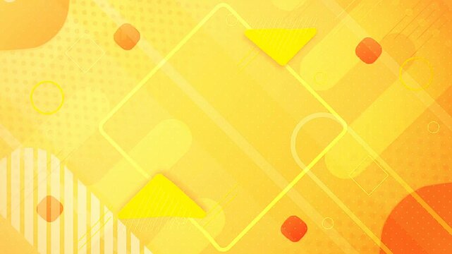 warm yellow abstract geometric shape