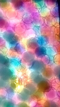 Colorful bokeh lights abstract background