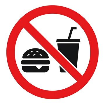 no fast food sign