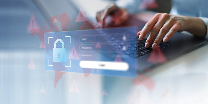Cybersecurity Login Authentication System for Data Protection and User Access Control
