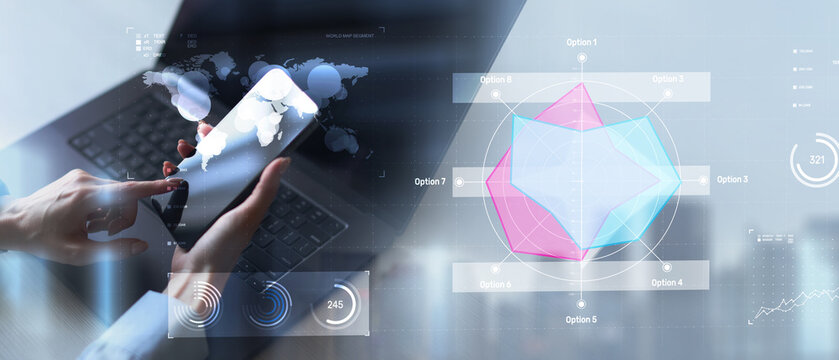 Performance Tracking Radar Chart Dashboard for Business Analytics and Operational Monitoring