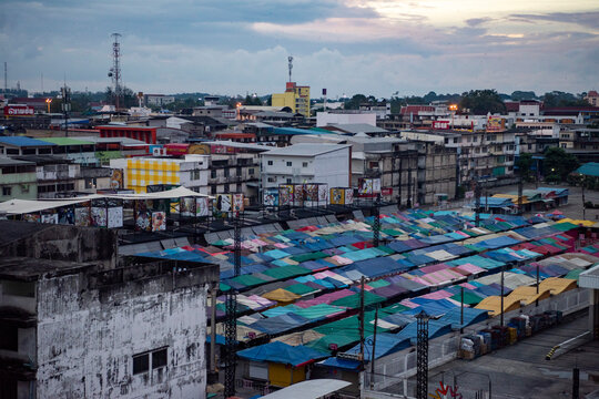 THAILAND RAYONG CITY NIGHT BAZAAR MARKET