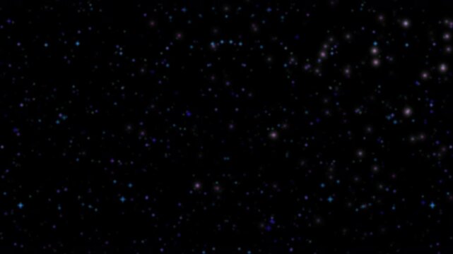 colourful white and blue space nebula starfield flying through an explosion of stars in space or glitter like the view from a spaceship cockpit or a sparkly motion background with a black backdrop 4K 