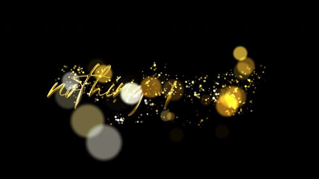 Luxury Nothing to Lose Metallic Text Animation