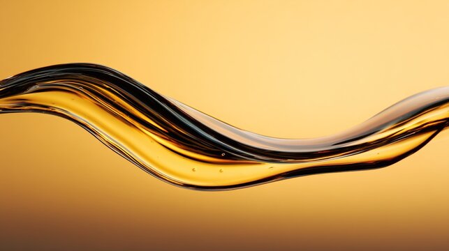 shallow. Stream of golden liquid flowing with color gradients in dramatic lighting. bar promotions, beverage menus, designed for food & beverage menus and cafe branding, inspires menu design.