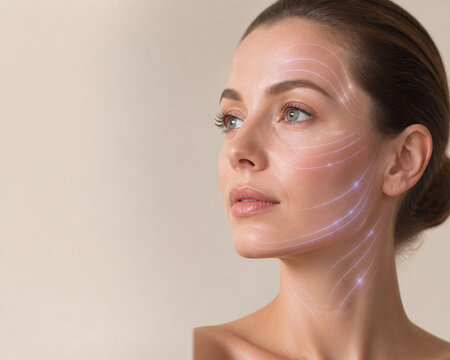 Gentle Microcurrent Waves Define Lifted Facial Contours