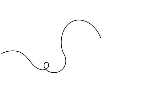 Animated modern chat speech bubble with up arrow communication icon sign continuous one line drawing moving on white background minimalist single art send message and conversation symbol animation