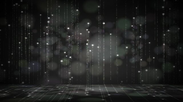 colorful glitter animation stars lights particles modern design award ceremony background
