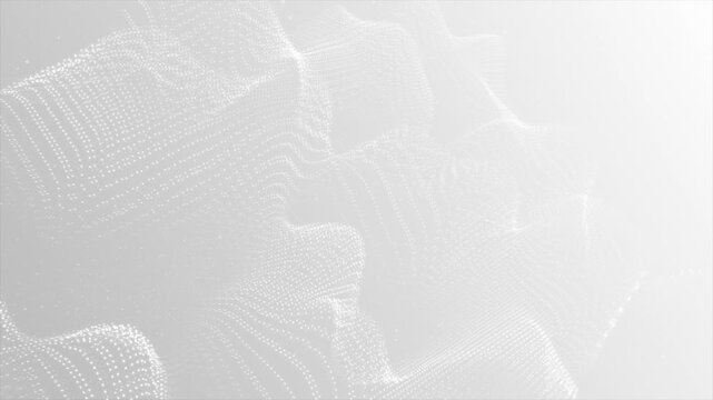 White   wavy dot pattern abstract hi-tech designloop able dark technology background