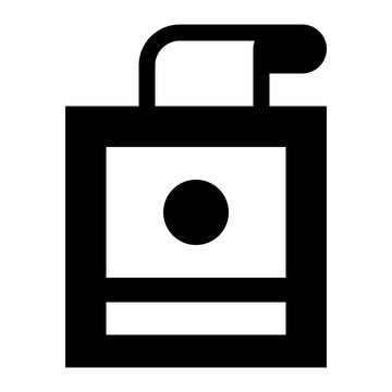 Clock Punch Solid Icon, Time Tracking Attendance Work Hours Timecard
