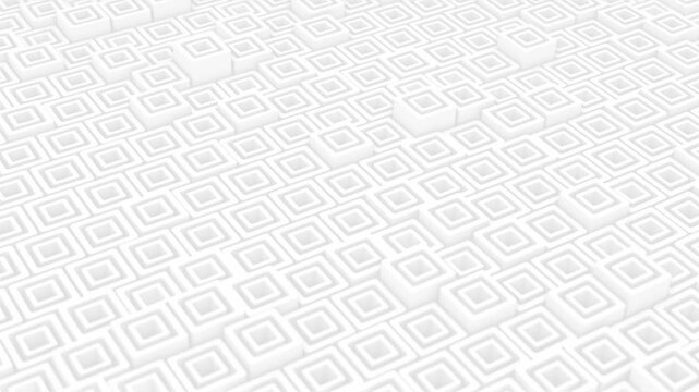 White   color 3d cube simple geometrical seamless background for advertisement and business purpose