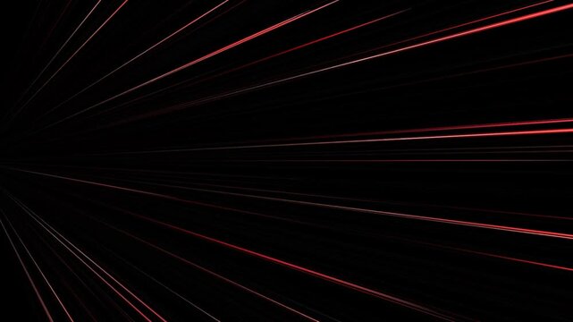 Hyperspace speed motion effect with red light streaks traveling through dark void high quality 4K animation warp space travel tunnel background warp space travel high quality 4K animation