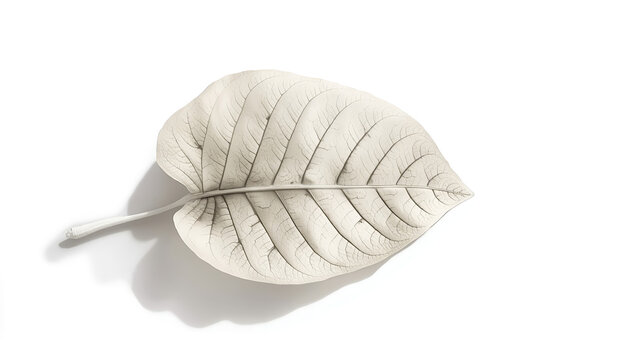 Infrared Photography Monochrome Leaf with False Color Details