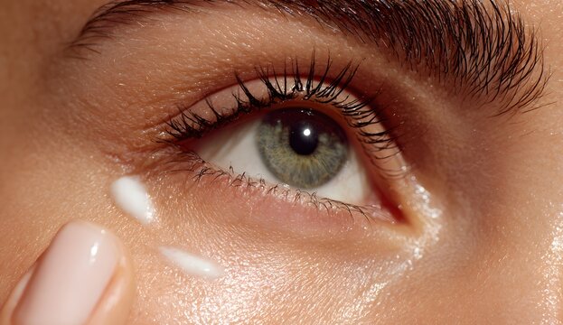 Application de cr&egrave;me contour des yeux &ndash; Routine beaut&eacute; et soin cor&eacute;en	
