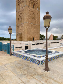 Detail of architecture in the Mausoleum of Mohammed V in Rabat, 
Rabat, Rabat-Sal&eacute;-K&eacute;nitra, Morocco