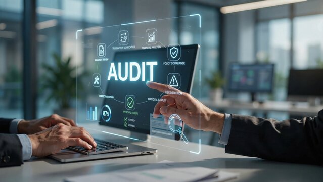 Corporate Audit Interface With Policy Compliance And Risk Detection