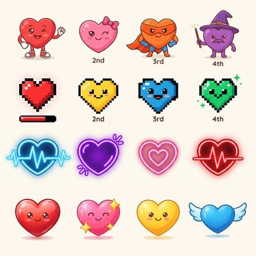 World Heart Day banner vector illustration with healthy heart concept and medical icons