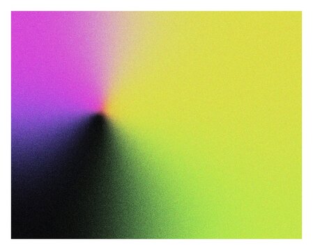 Abstract Grainy Mesh Gradient Magenta Yellow Green Vector Background