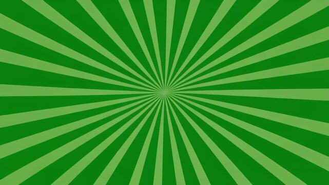 Abstract Green Sunburst Pattern Background With Subtle Motion For Branding And Design