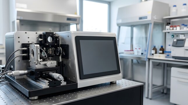laboratory fourier transform optical interferometer module with precision alignment components for advanced spectroscopy