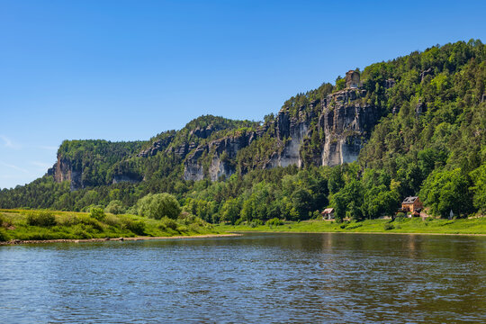 Saxon Switzerland National Park Landscape In Germany