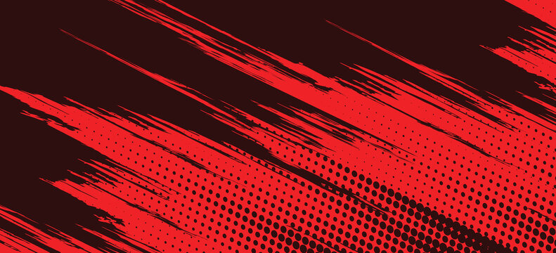 black red dragon decal brush fire volcano lava sakura Asia Japan anime style illustration sporty background banner style illustration. modern