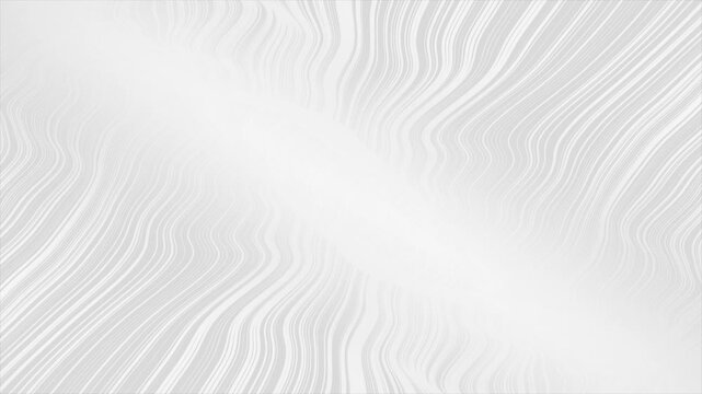 White   color simple and elegant wavy lines seamless gradient background