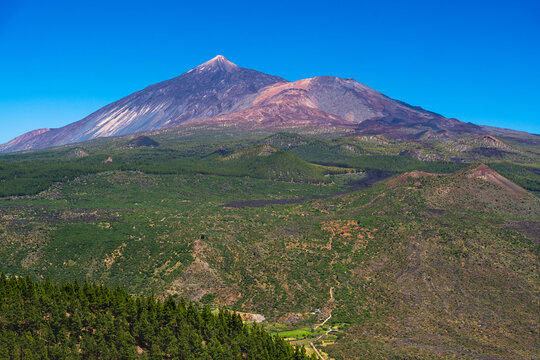 Teide and Pico Viejo from Risco Verde