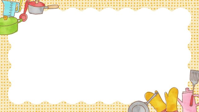Cooking Utensils Decorative Background