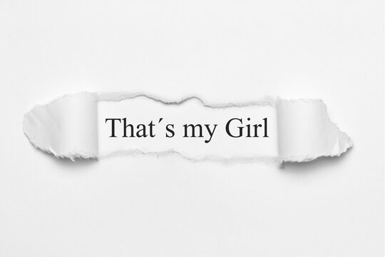 That&acute;s my Girl	
