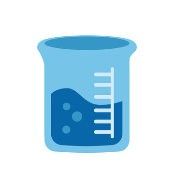 test tube isolated no background